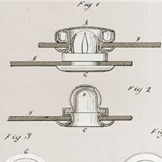 スナップボタンの特許と図面
