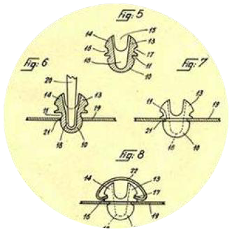 Esquema de la fijación de plástico