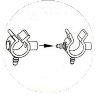 Esquema de montaje de los tirantes pivotantes