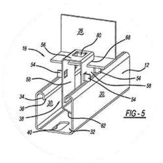 Patentzeichnung des PowAR Snap® Clip