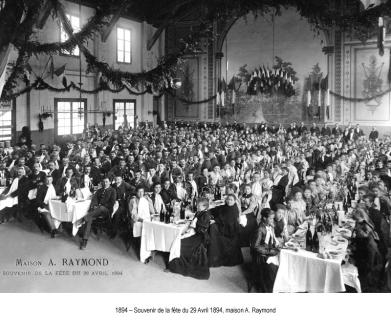 Zaměstnanci z ARaymond - Gathering - Francie - 1894